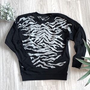 All Saints Black Zira Sweatshirt - XS